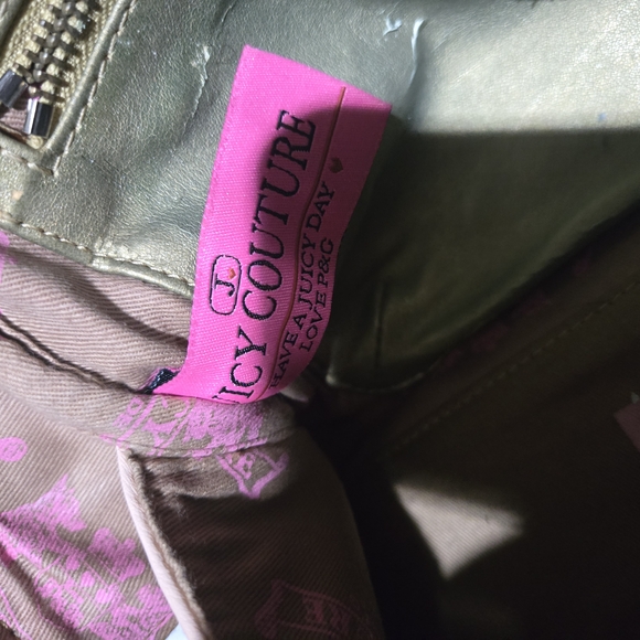 Juicy Couture Brown and Pink Tote Bag with Heart Charm - Picture 9 of 13